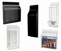 Image result for Outdoor Brochure Holders with Lids
