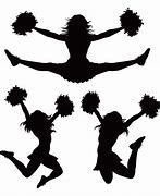 Image result for Kids Cheerleader Sillouette