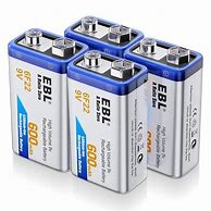 Image result for 9 Volt Rechargeable Battery