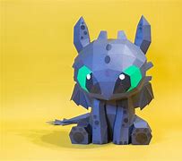 Image result for Night Fury Papercraft