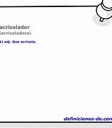 Image result for acrisolador