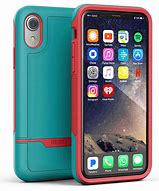 Image result for iPhone XR in Blue Red Case