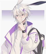 Image result for Anime Boy with Bunny Mask