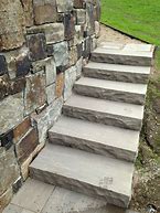 Image result for Square Stepping Stones for Stairs