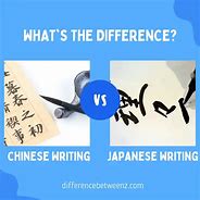 Image result for Difference Between Chinese and Japanese