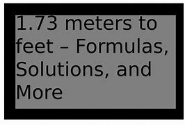 Image result for How Many Meters in a Foot