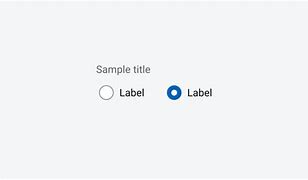 Image result for Horizontal Radio Buttons