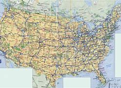 Image result for USA Map Roadways