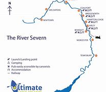 Image result for River Severn On UK Map