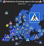 Image result for Pedestrian Crossing Sign in Different Countries