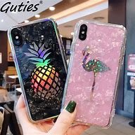 Image result for Pinapple Glitter iPhone Case