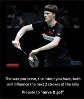 Image result for Badminton Serve