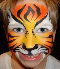 Image result for Easy Tiger Face Painting