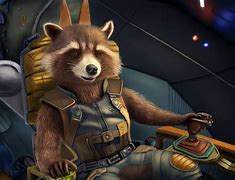 Image result for Anime Rocket Raccoon