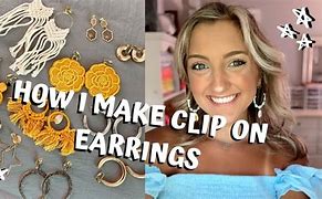 Image result for DIY Clip On Earrings