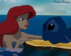 Image result for Ariel and Stitch