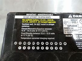 Image result for Battery Date Sticker