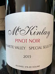 Image result for McKinlay Pinot Noir