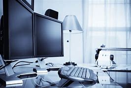 Image result for Dual Monitor Home Office