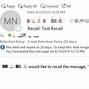 Image result for Recall Email Message