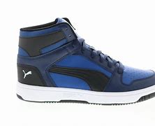Image result for Puma Blue and Black High Top