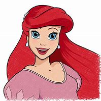Image result for Ariel Cartoon Drawing