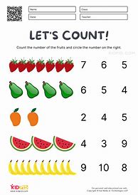 Image result for Counting Numbers From 1 10