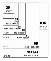 Image result for 3R Size of Paper