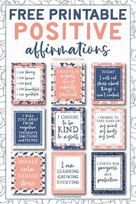 Image result for Daily Affirmations Printable