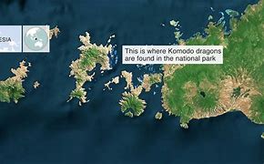 Image result for Komodo Dragon Habitat Map
