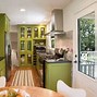 Image result for Green Accent Wall Kitchen