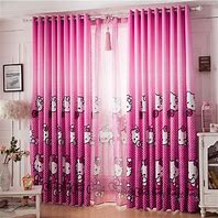 Image result for Cartoon Cat Curtains