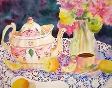 Image result for Tea Pot Still Life Painting