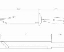 Image result for Bowie Knife Template