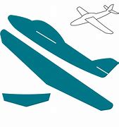 Image result for Airplane Cut Out Template