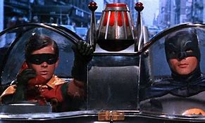 Image result for Batman and Robin Sitting in Batmobile