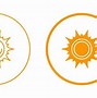 Image result for Sun Part Sun Icon