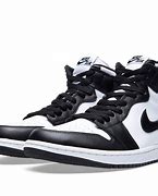 Image result for Air Jordan 1 Mid Black and White