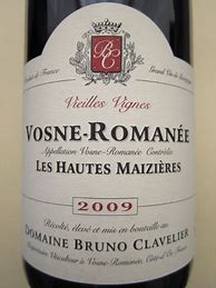 Image result for Bruno Clavelier Vosne Romanee Hautes Maizieres Vieilles Vignes