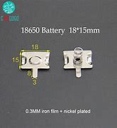 Image result for 18650 Battery Contacts