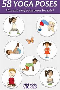 Image result for Kids Yoga Poses Chart