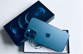 Image result for iPhone 12 Pro Max Pacific Blue Unboxing