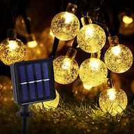 Image result for Solar Powered Garden String Lights