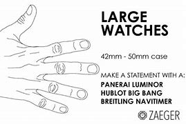 Image result for 42Mm Watch Size On Wrist