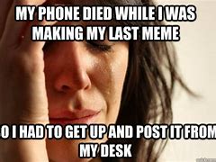 Image result for My Phone Died Meme Sus