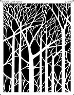 Image result for Gothic Tree Stencil Template