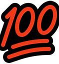 Image result for Stretched 100 Emoji