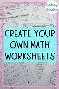 Image result for School Math Sheets