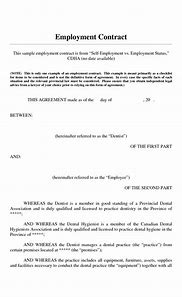 Image result for Employment Contract Example UK