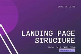 Image result for Landing Page Structure